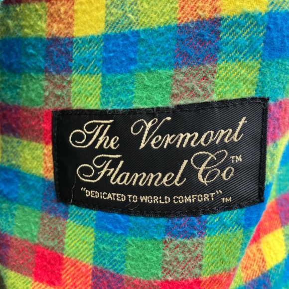 Ladies Vermont Flannel Shirt – Multicoloured Check, Long Sleeve Button-Down - Picture 4 of 9